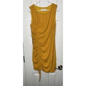 Ali & Jay Women's On The Rocks‎ Sheath Dress Marigold Large New